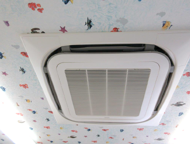 天井カセット型AC洗浄完了